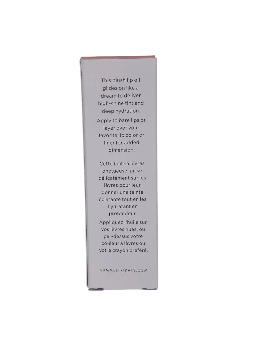Summer Fridays Dream Lip Oil in Bare Sand Sheer Neutral Sand